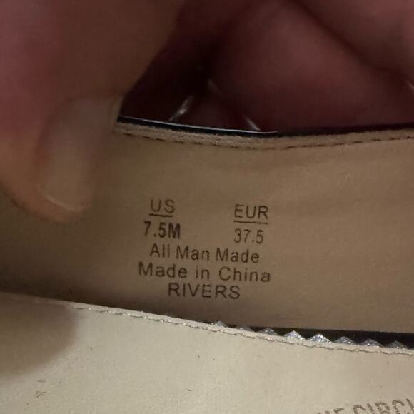 NWOT Circus by Sam Edelman River Rivet Ballerina Flat Black Patent Sz 7.5 Firm $ - Picture 13 of 15